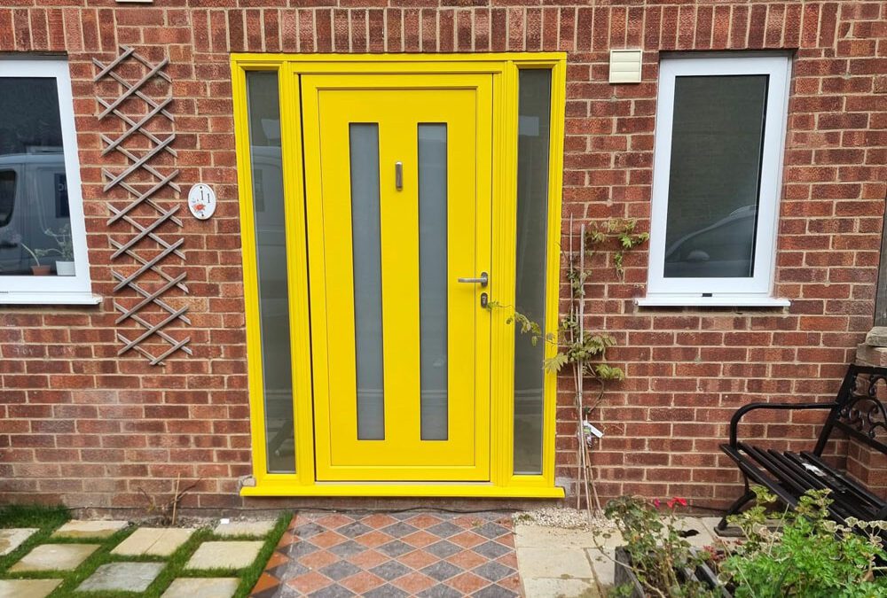 Canary Yellow Front Door – Oxfordshire