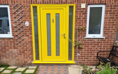 Canary Yellow Front Door – Oxfordshire